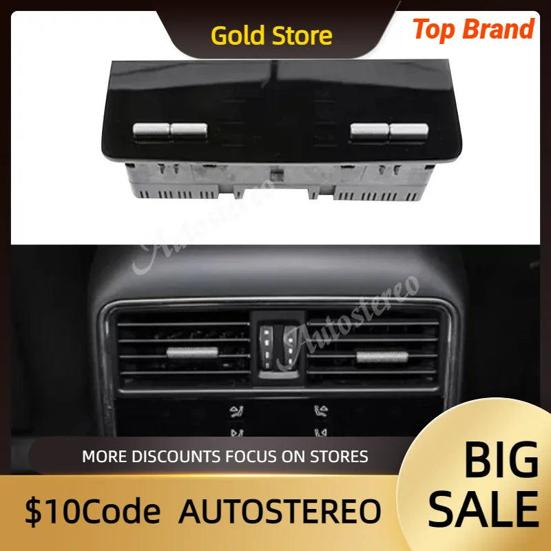 Car AC Aircon Board Rear Zone For Porsche Cayenne 2017-2023 Back Screen LED Display Multim