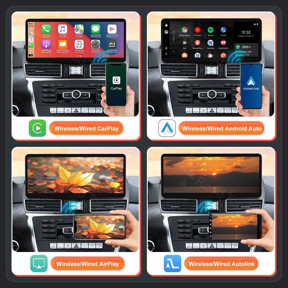 12.3 Ultra-thin Screen Multimedia Display For Benz ML W166 GL X166 GLE GLS 2012-2018 NTG4. | AUTOKITSHOP