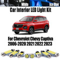 LED Interior Light Kit for Chevrolet Chevy Captiva 2006- 2022 - Canbus Dome Map Door Trunk Bulbs | AUTOKITSHOP