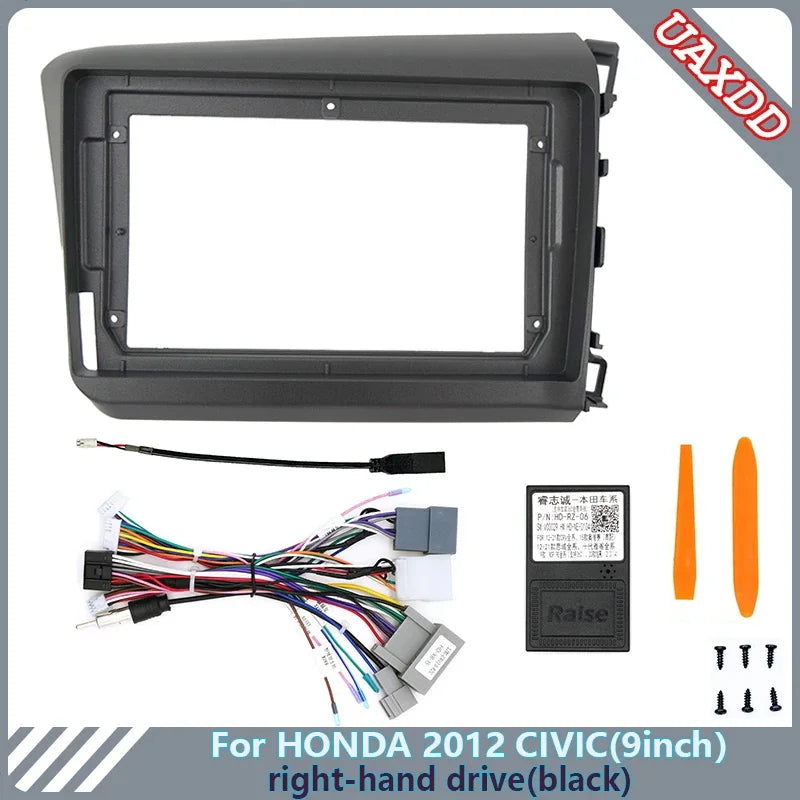 2 Din Car DVD Radio Android Fascia Multimedia for Honda 2012 CRV 9 Inch MP5 Video Audio St