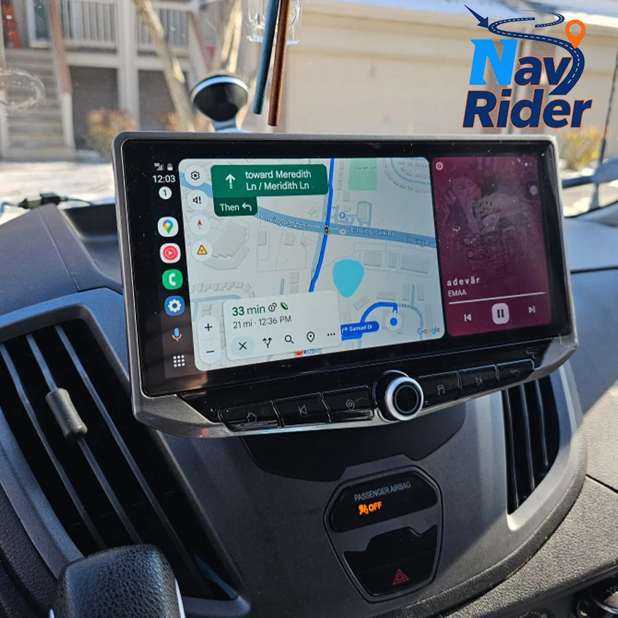 GPS Multimedia Stereo Android Video Player Carplay 10.88" Qled Screen For Ford TRANSIT 201 | AUTOKITSHOP