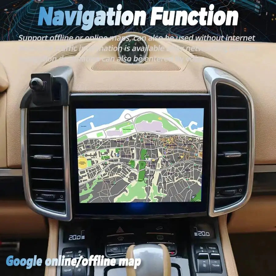 8.4" Android Car Radio For Porsche Cayenne 2010-2017 Auto Multimedia Video Wireless Carpla
