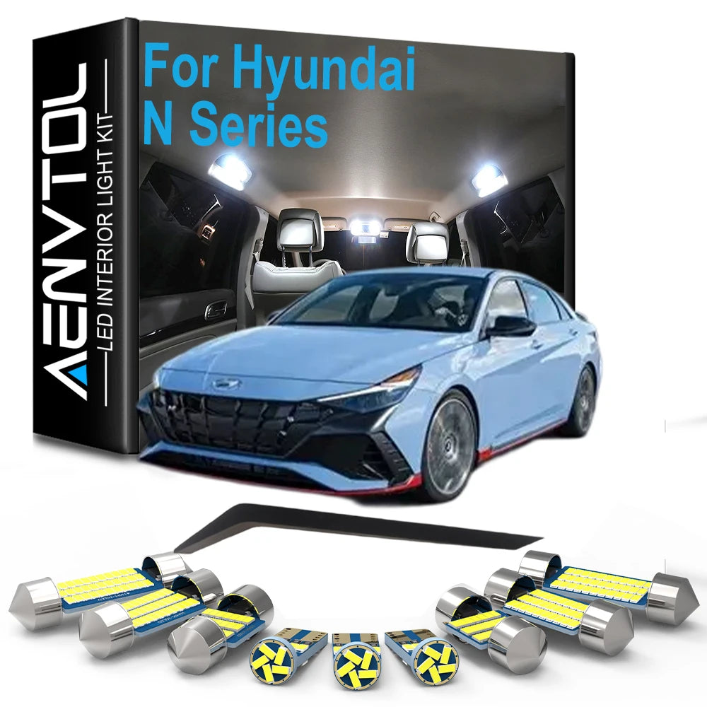 Canbus Car LED Interior Indoor Light Kit For Hyundai N Series KONA N Elantra N Veloster N