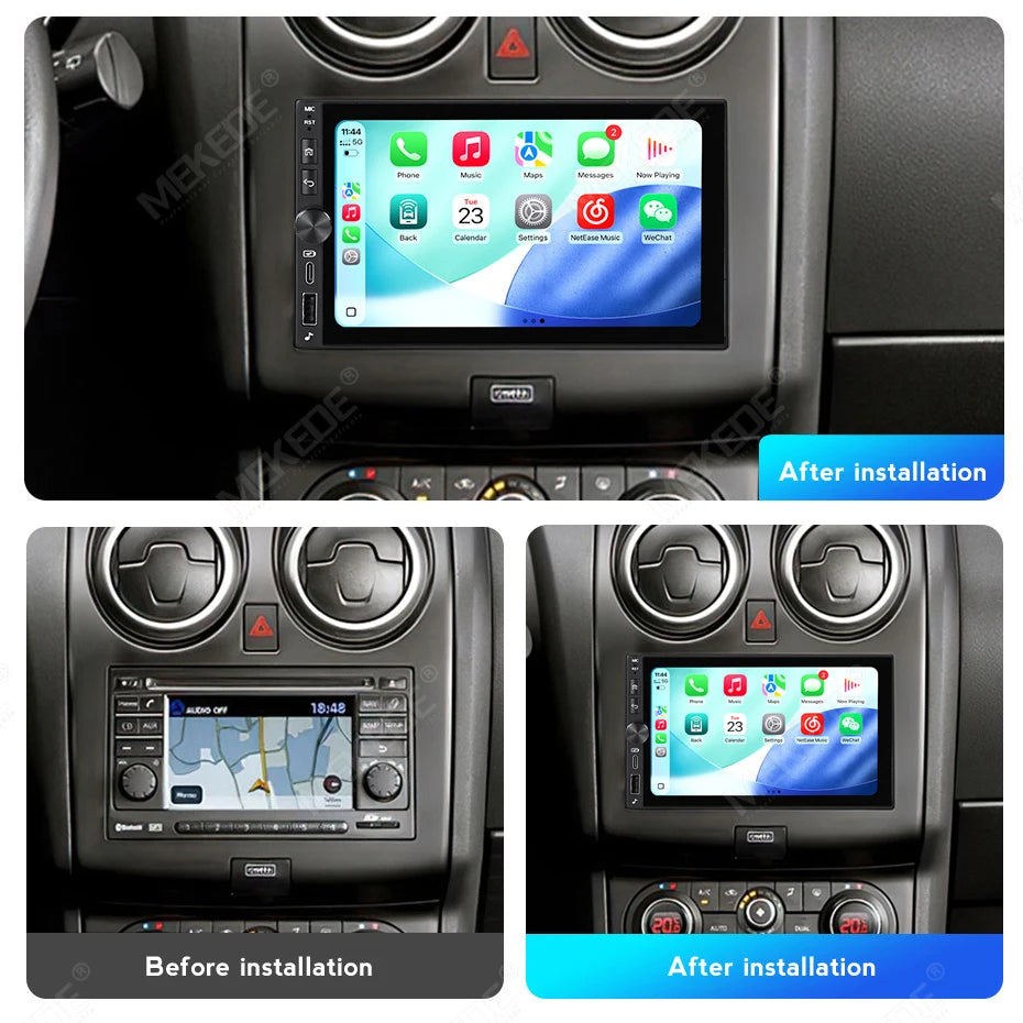 7Inch IPS Screen Universal Android Car Radio for Volkswagen Skoda Octavia Golf Touran Pass