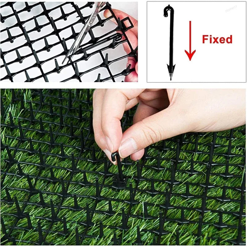 Scat Mat for Cats with Spikes Pet Repellent Pad Dog Digging Deterrent for Indoor Sofa Outdoor Ga - Automotive LED Light