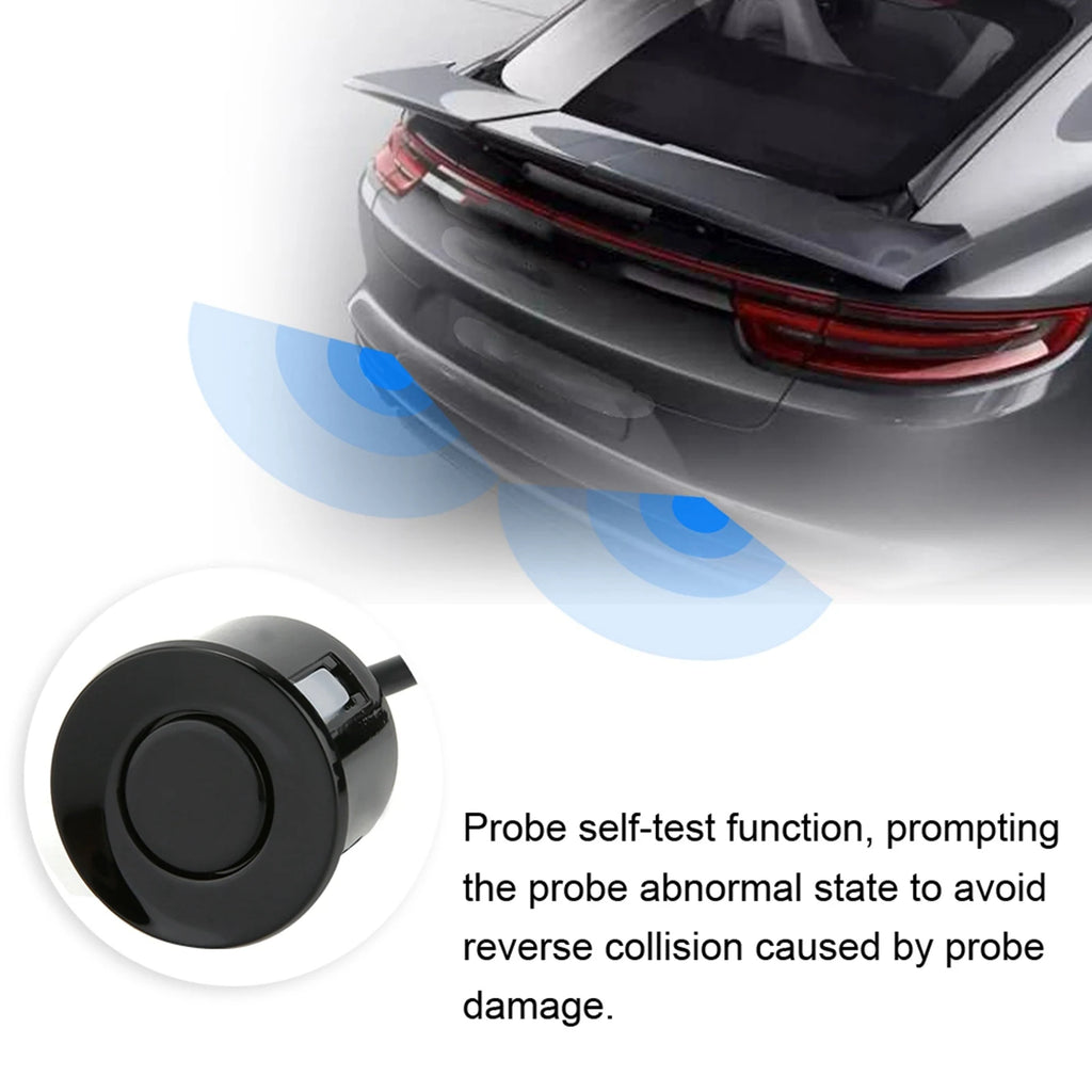 Reversing Radar Car Parking Sensor Reversing Radar Kit Warning Sound Indicator Probe System 12V  - Automotive LED Light