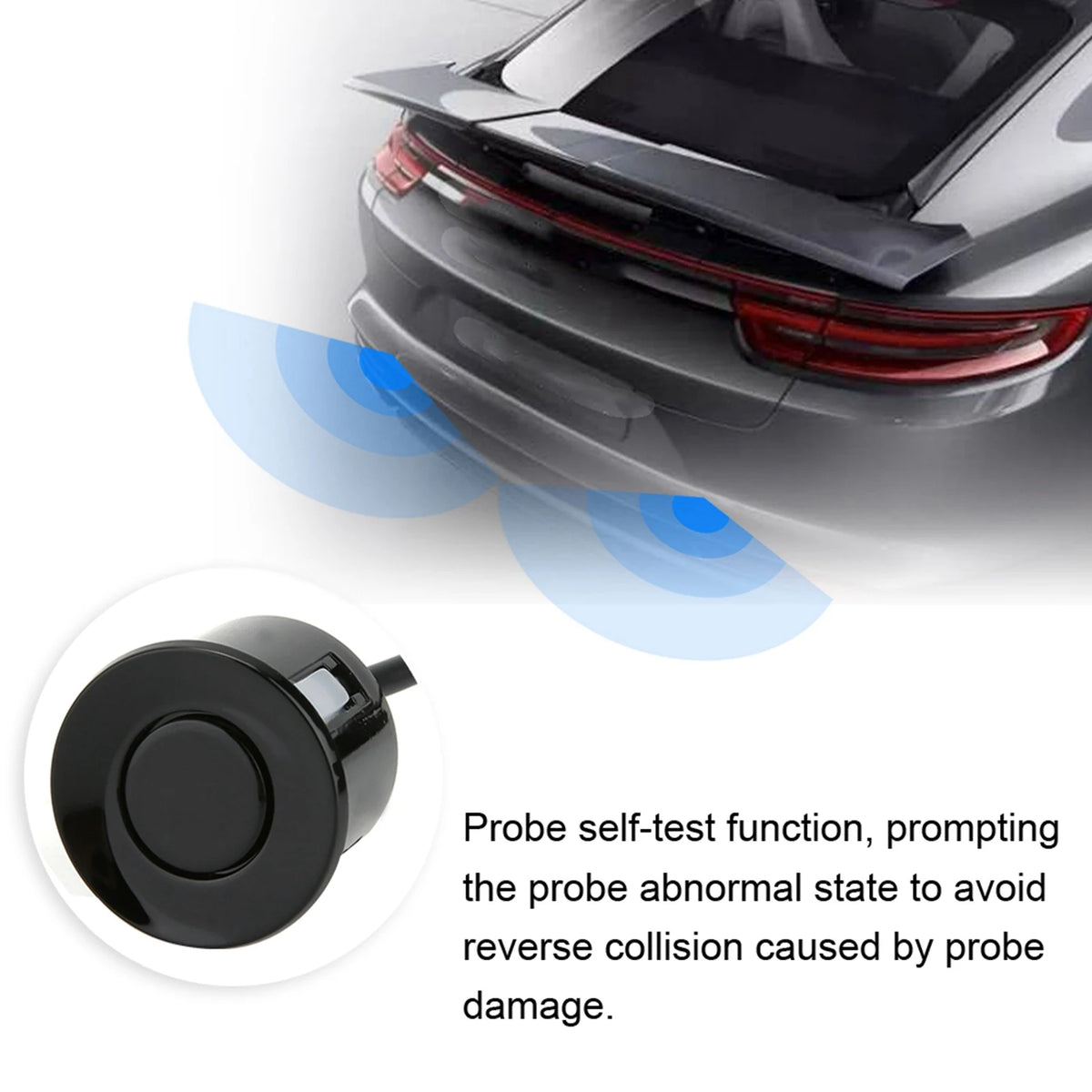Reversing Radar Car Parking Sensor Reversing Radar Kit Warning Sound Indicator Probe System 12V  - Automotive LED Light