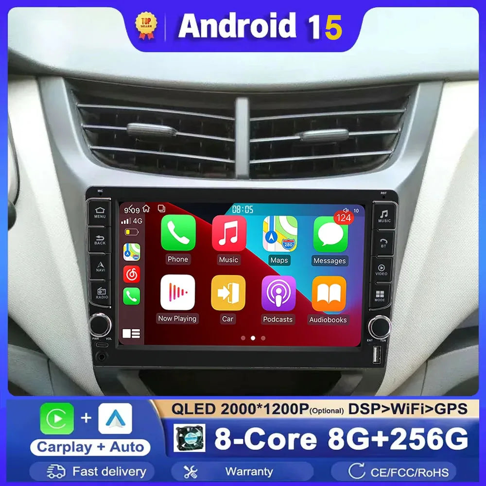 Android 15 Car Radio For Chevrolet Sail aveo 2015 2016 2017 2018 2019 - 2022 Carplay Multi | AUTOKITSHOP