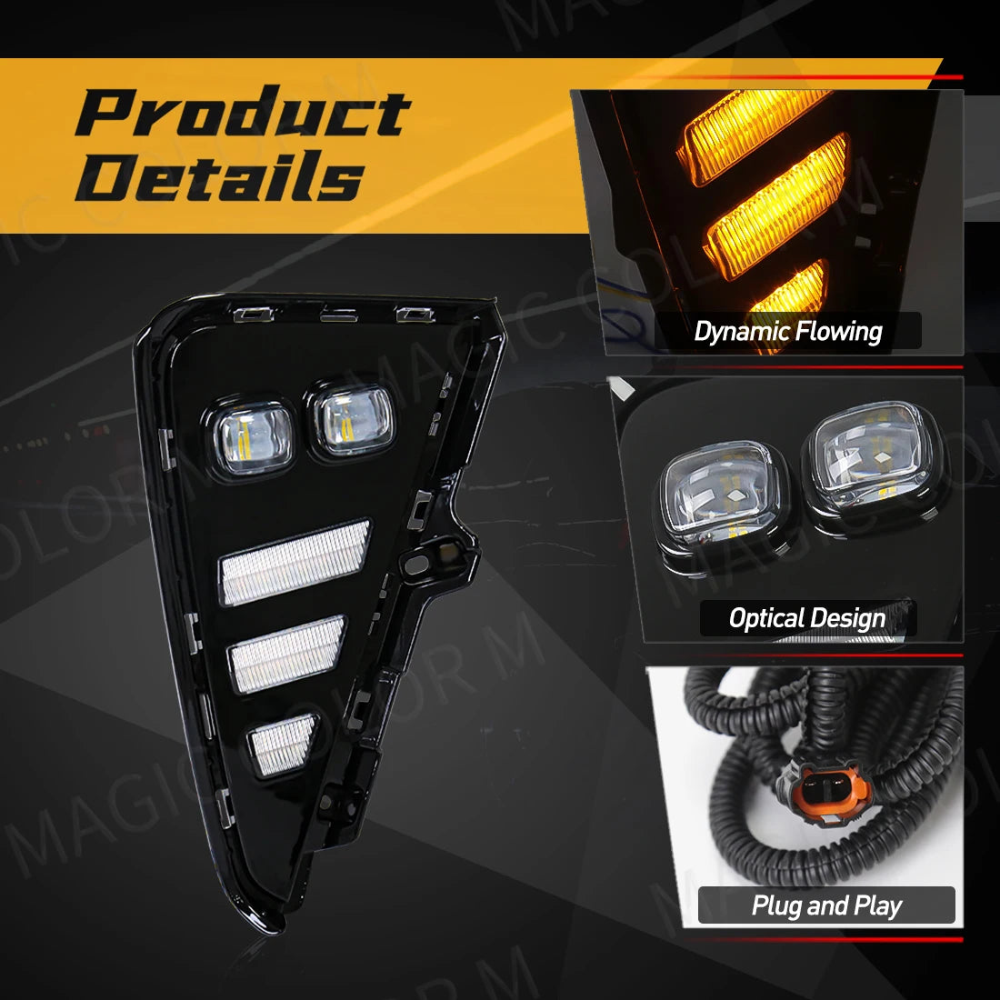 For Proton X50 Geely Coolray Binyue 2021 2022 2023 LED Daytime Running Lights DRL Car Fog  | AUTOKITSHOP