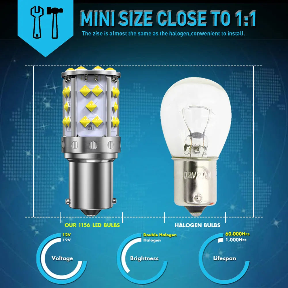 2-Piece LED Interior Light Kit for SEAT Leon Ibiza 2 3 Inca Aleta Arona Arosa Cordoba  P21W Ba15s - Canbus Error-Free...