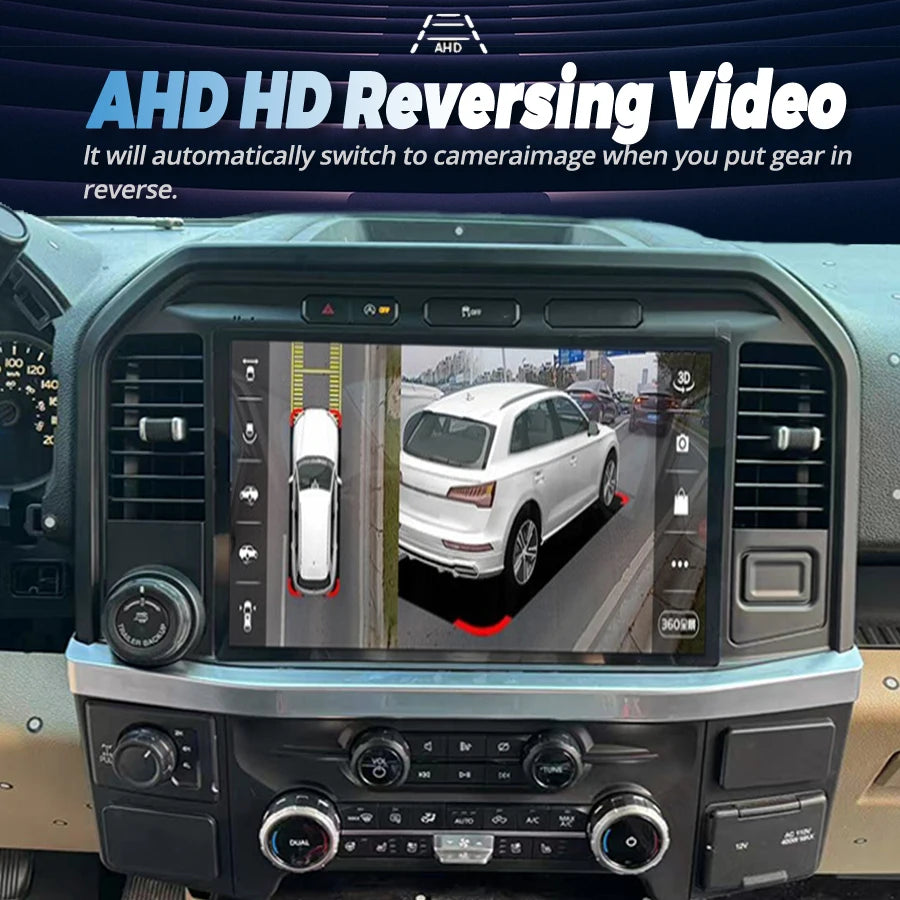13.3" For Ford Raptor F150 F250 F350 F450 F650 2015-2024 Multimedia Player Android Auto Ca | AUTOKITSHOP