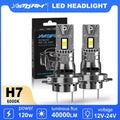 XSTORM H7 LED Headlight Bulbs H4 H11 9005 9006 LED Lights 120W 40000LM Car Turbo Lamps Wit