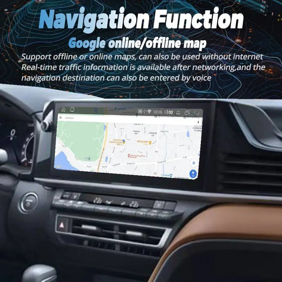 12.3" Car Radio CarPlay For Toyota Camry 2024 Autoradio GPS DSP Navigation Screen Android  | AUTOKITSHOP
