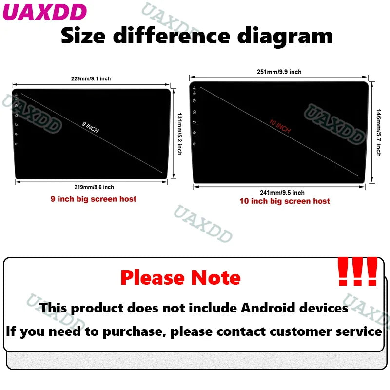 For 2006-2021 FIAT DUCATO 9inch 2 Din Car Android Frame Panel Fascia Harness Adapter Playe