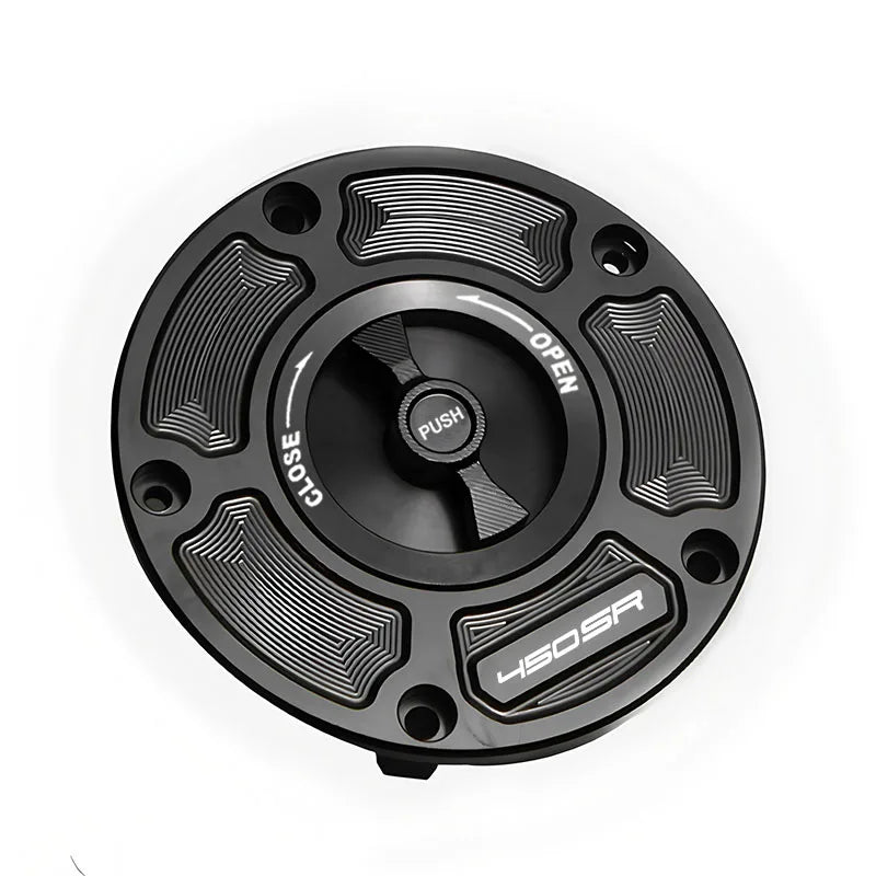 For CFMOTO 450SR 450SRS 450 SR SRS Modified Aluminum Alloy Quick Removal Gas Tank Cover Motorcyc - Automotive LED Light