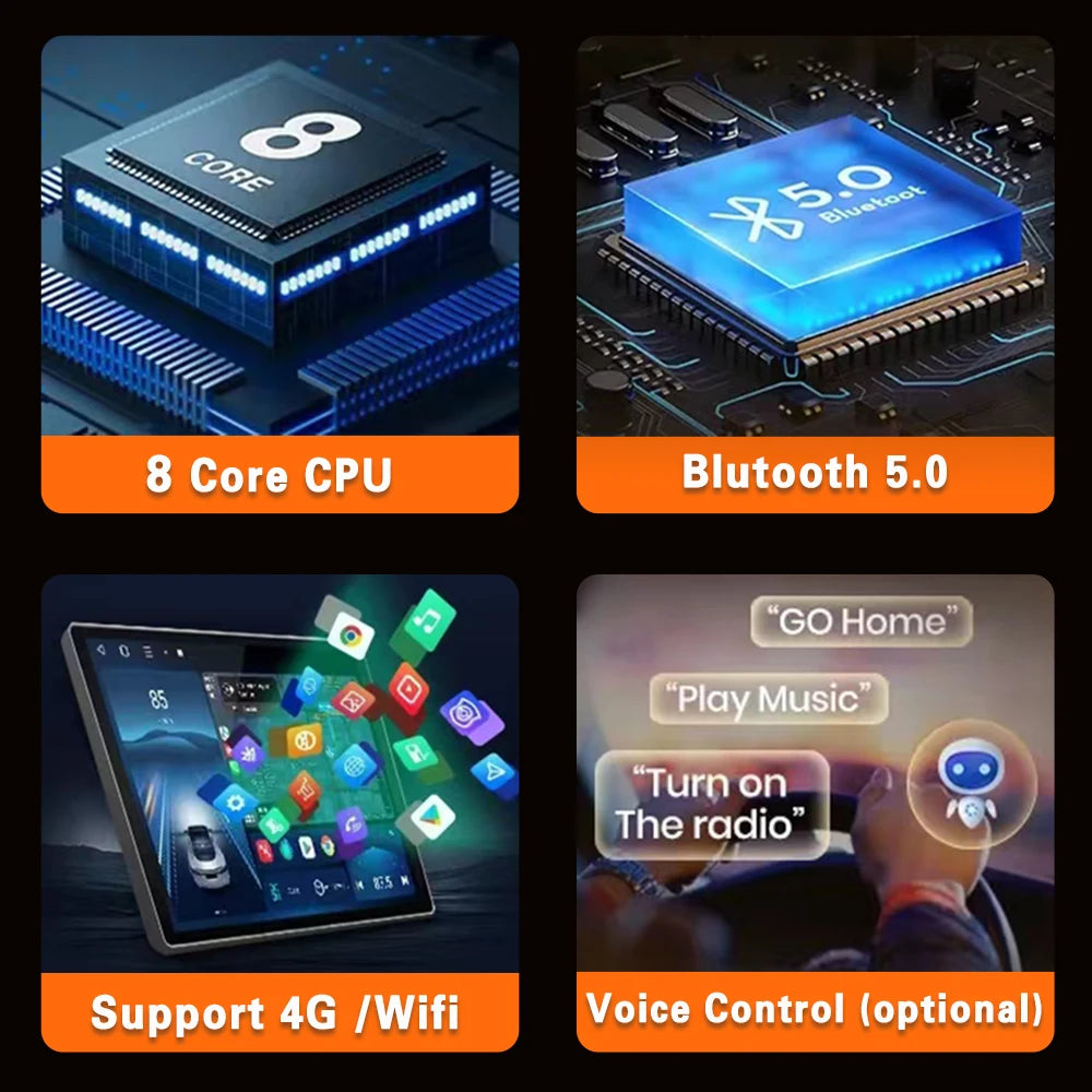 9' Android 16 For VW Volkswagen Skoda Octavia Golf 5 VW Touran Passat B6 Polo Tiguan Multi