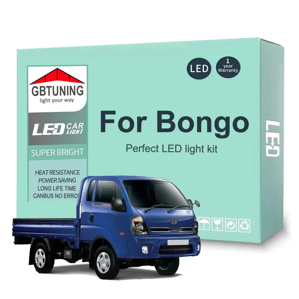 9-Piece LED Interior Light Kit for KIA Bongo EV 3 - Canbus Error-Free Bulbs | AUTOKITSHOP