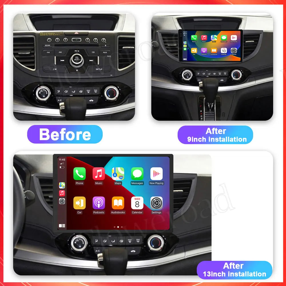 13 inch Android15 For Honda CRV CR-V 2012 2013 2014 2015 2016 Car Radio Multimedia Player  | AUTOKITSHOP