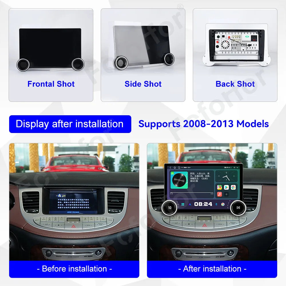 Smart Display Android 15 HD Touch GPS Multimedia Player 11.5 Inch Wireless CarPlay Android