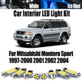 13-Piece LED Interior Light Kit for Mitsubishi Montero Sport 1997- 2002 - Canbus Dome Map Door Trunk Bulbs | AUTOKITSHOP