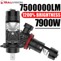 H7 LED H4 H8 H9 H11 9005 HB3 9006 HB4 Projector Lens 7500000LM 6500K High Low Beam For Lef