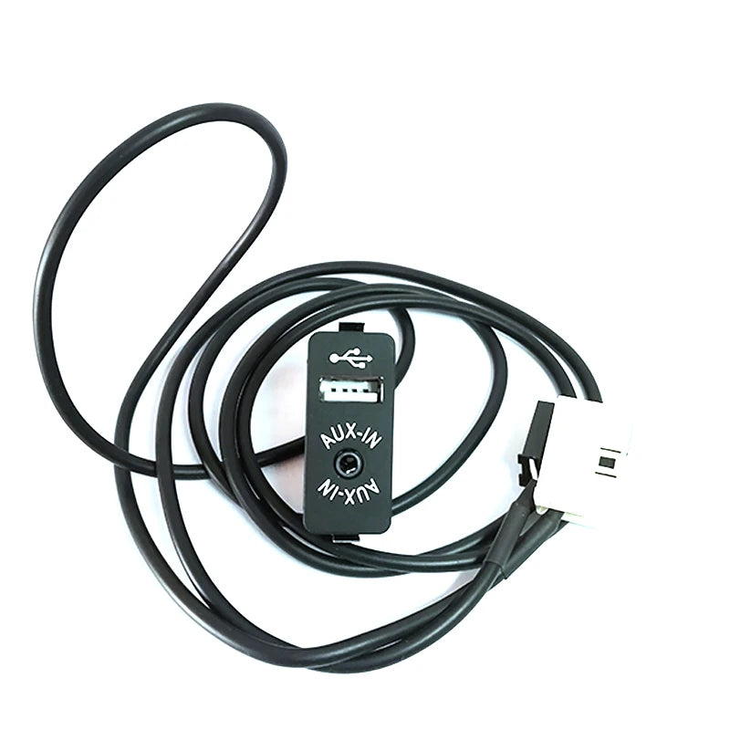 Aux USB Socket Car Radio Audio Adapter Cable For BMW E60 E63 E64 E66 E81 E82 E70 E90