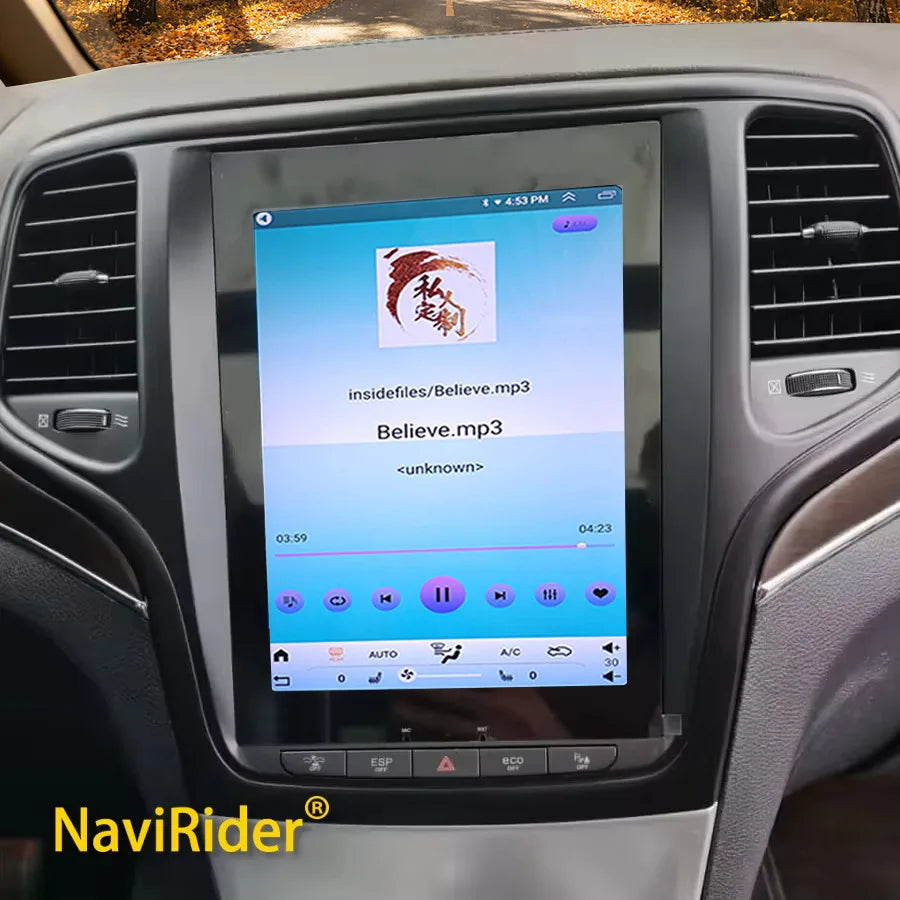 10.4'' Android Wireless CarPlay Auto For Jeep Grand Cherokee 2012-2018 GPS Bluetooth 4G Wi