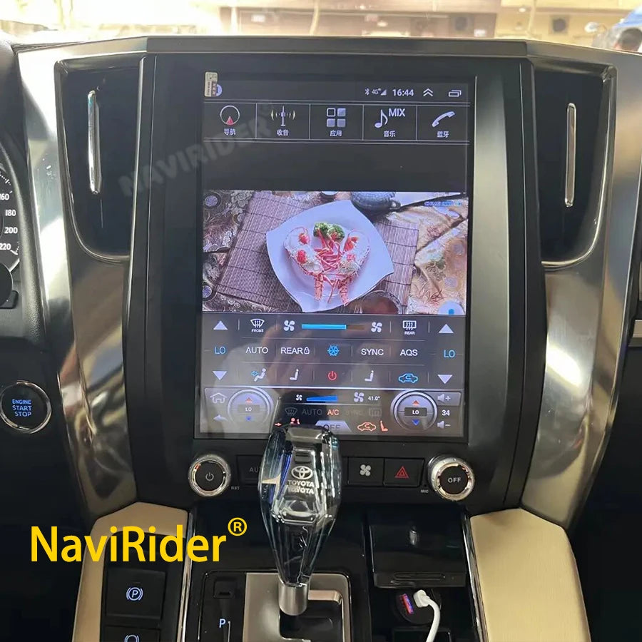 Touch Screen 12inch Android 13 For Toyota Alphard 30 2015 -2019 VELLFIRE Stereo Car GPS Ca | AUTOKITSHOP