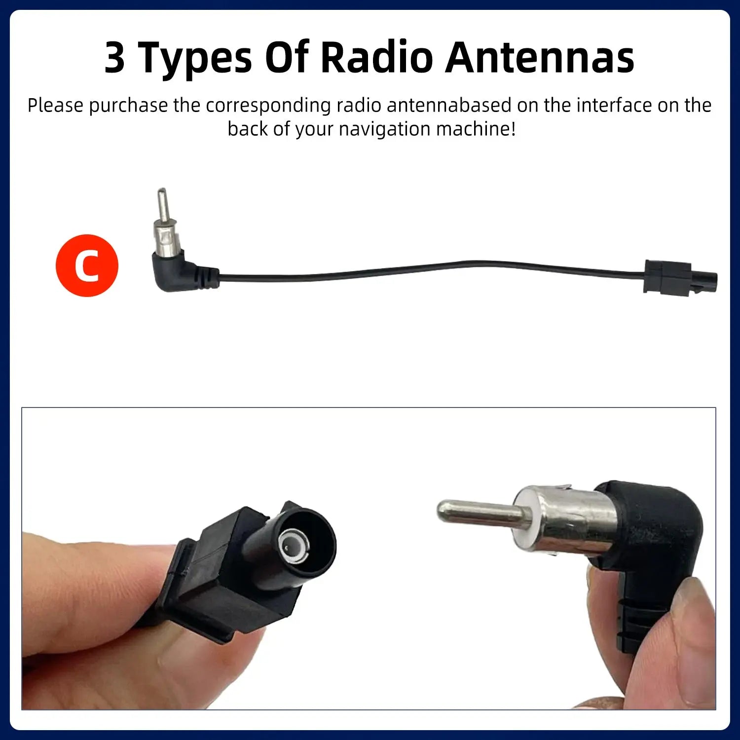 FAKRA Z male to DIN plug, General Motors antenna adapter cable, FM AM stereo radio convert