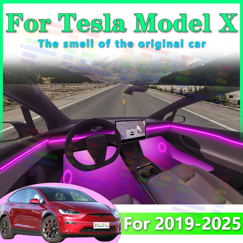 RGB - Ambient Light - for Tesla 2024-2026 - App Control - Car Interior Lighting | AUTOKITSHOP