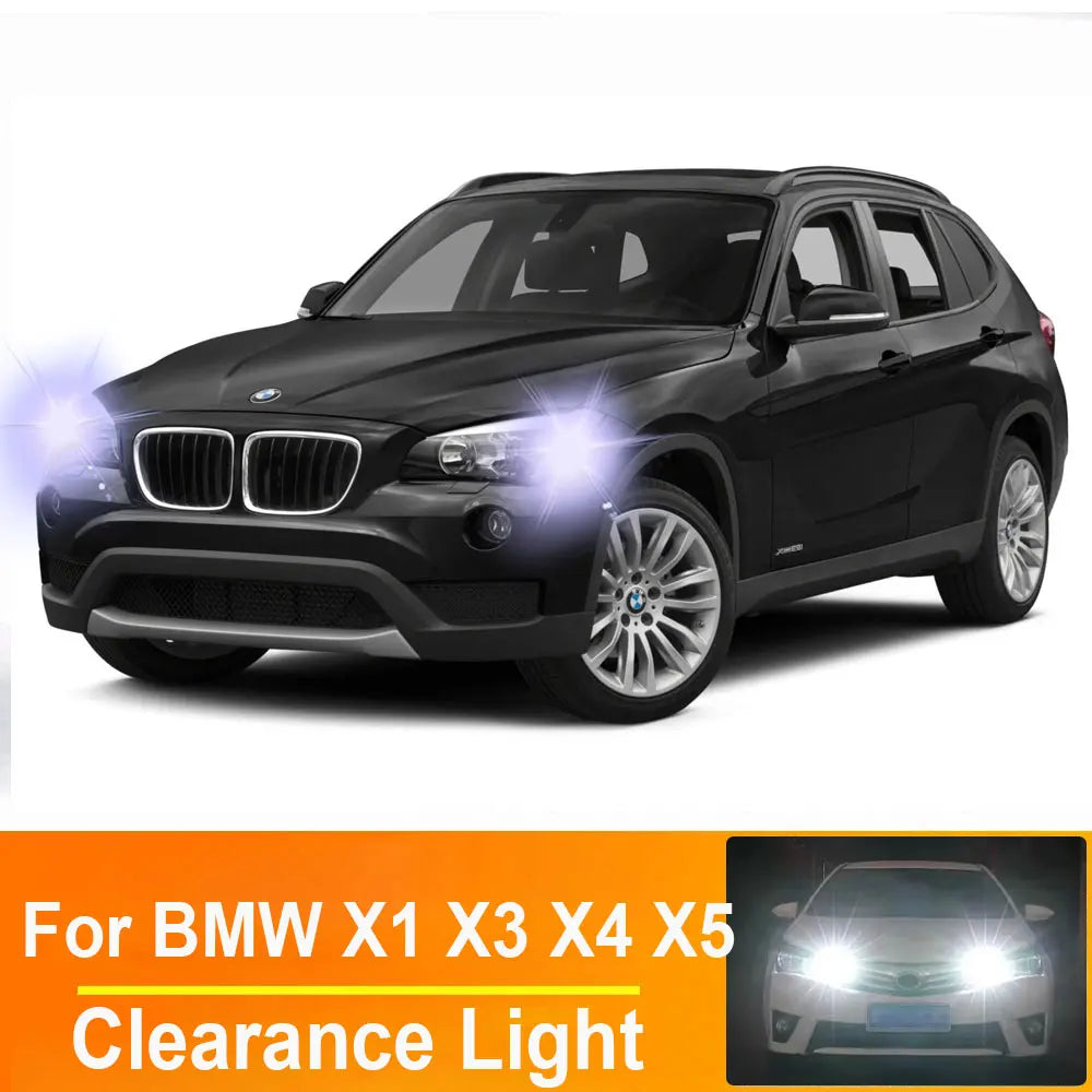 2-Piece LED Interior Light Kit for BMW X1 E84 F48 X3 E83 X4 F26 X5 E53 2000-2022 - Canbus Dome Map Door Trunk Bulbs |...