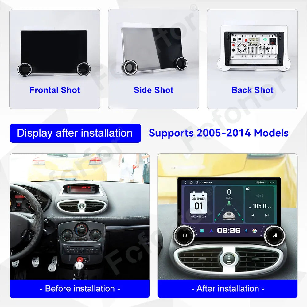 Android 15 11.5 Inch HD Touch Car Radio Wireless CarPlay GPS Navigator DSP Multimedia Head