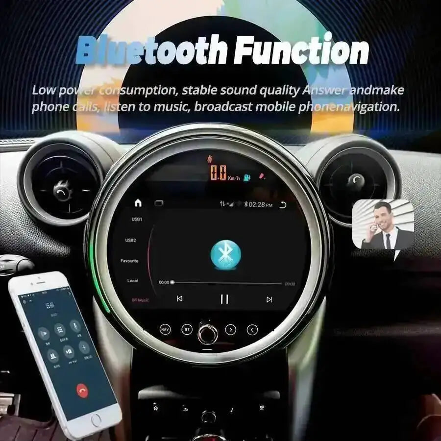 Android Screen Car Radio For BMW Mini Cooper R60 2011-2014 Multimedia Video Player Carplay