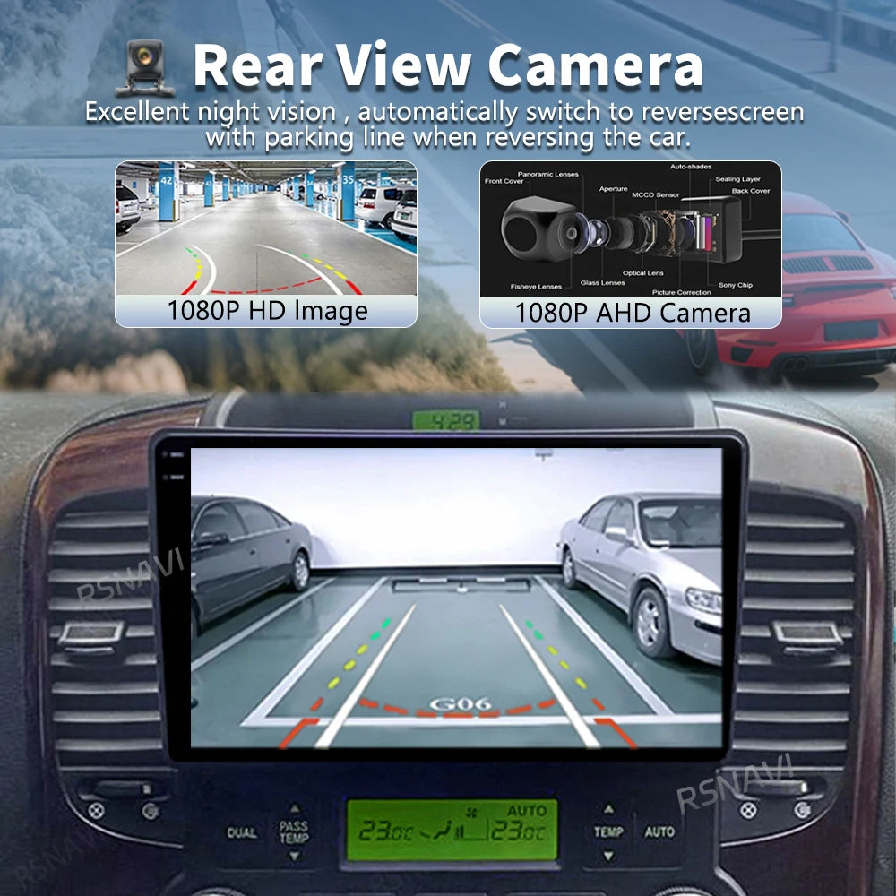 Android 16 For KIA Carnival VQ 2006 - 2014 2K QLED Android Car Radio Multimedia Video Play