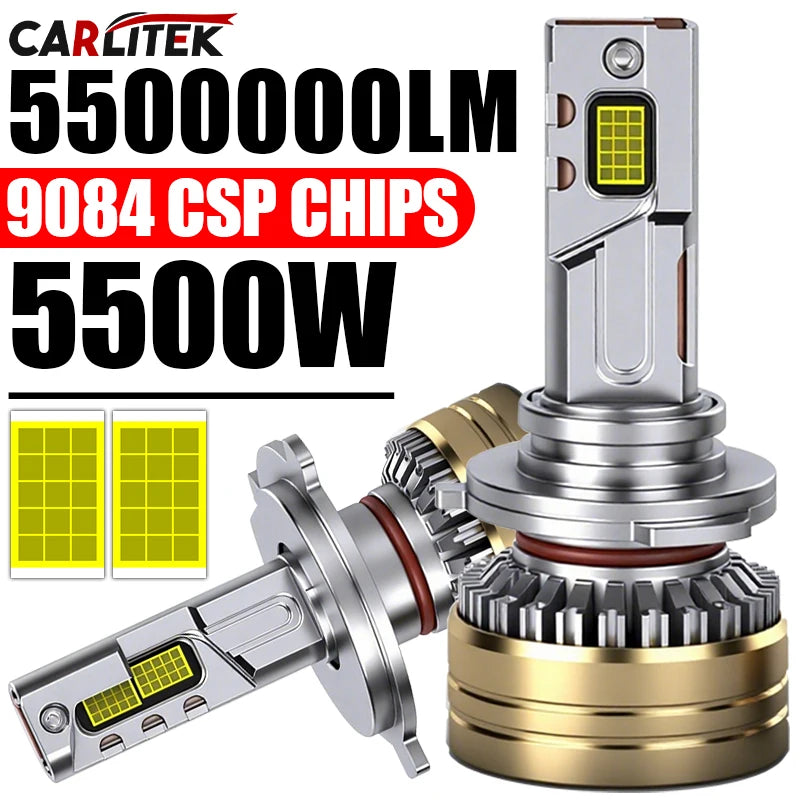 H7 LED Headlight Bulb 9084 CSP Chip H4 H11 LED Canbus H1 H9 H8 9005 HB3 9006 HB4 9012 HIR2