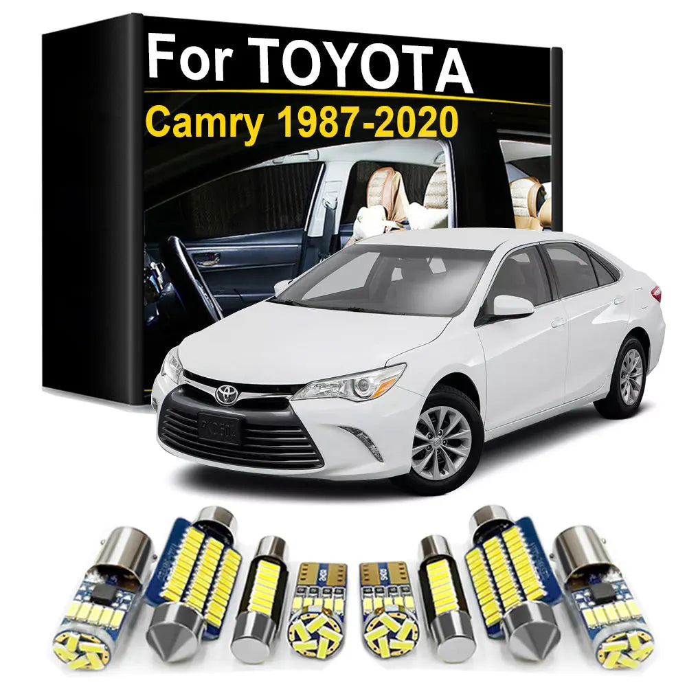 LED Interior Light Kit for Toyota Camry V20 XV 10 20 30 40 50 1987- 2011 - Canbus Dome Map Door Trunk Bulbs | AUTOKIT...