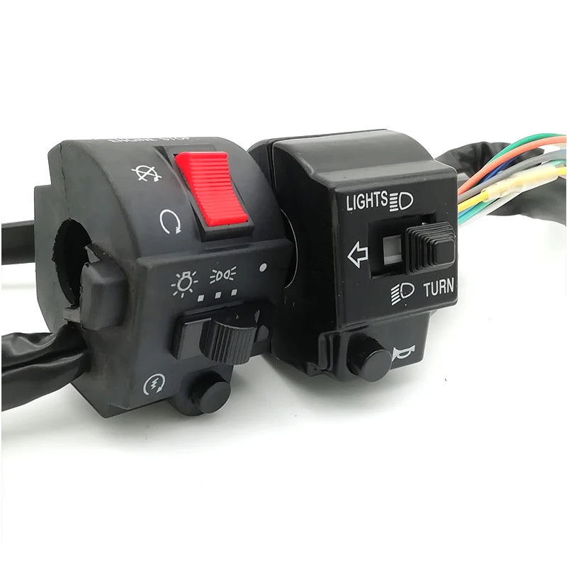 Universal 22mm Motorrad Lenker Schalter Hupe Blinker Elektrischer Startschalter