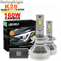DIY COLOR K28 2pcs 160W 3000K-6500K 13000LM 9005 9006 H11 H1 Led Headlight Bulb Change lig