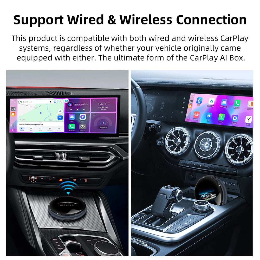 LEXXSON Ai Box 4+64GB Wireless Carplay Adapter Android 13 Netflix Youtube IPTV Video Box F | AUTOKITSHOP