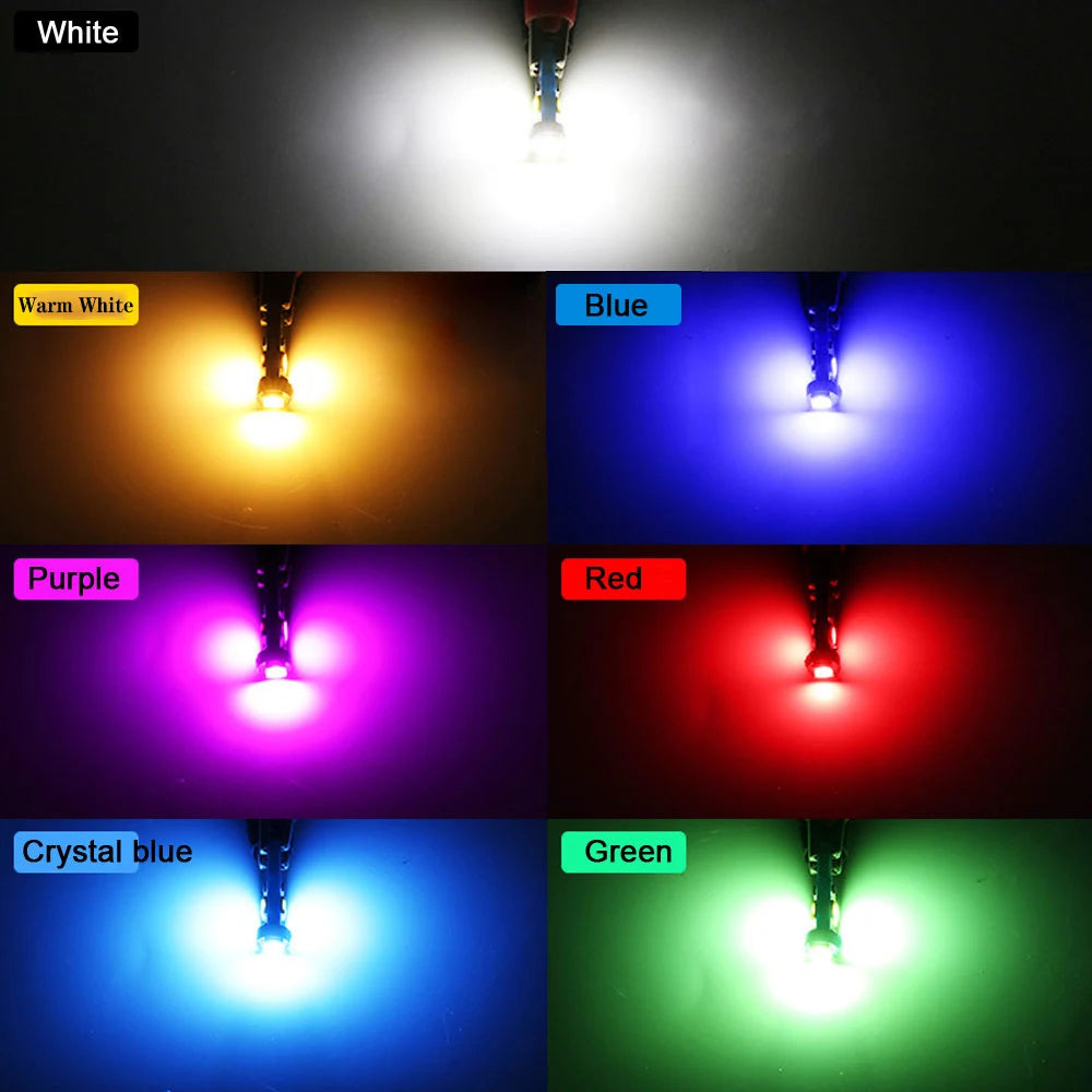 LED Interior Light Kit for Car Dashboard Warning Indicator Ashtray Lamp Instrument Light Pathway Lighting - Canbus Er...