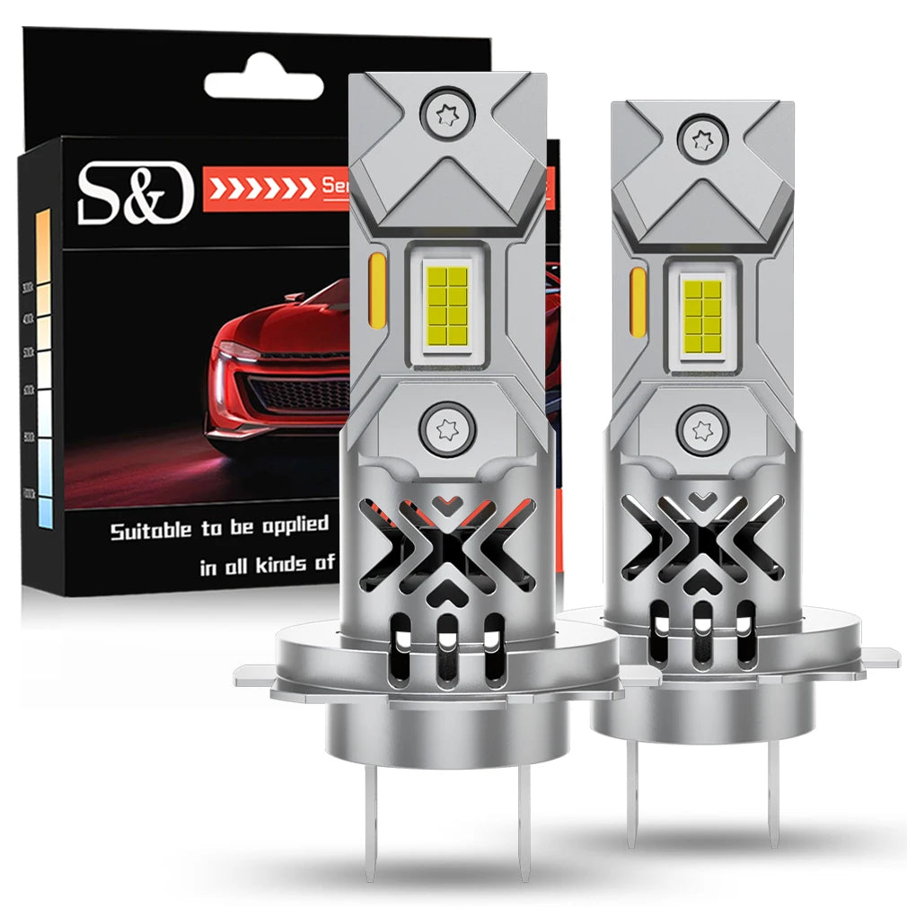 30000LM H7 LED Bulb Headlight H8 H11 H4 9005 HB3 9006 HB4 Mini CSP for Car Headlamp 12V 65