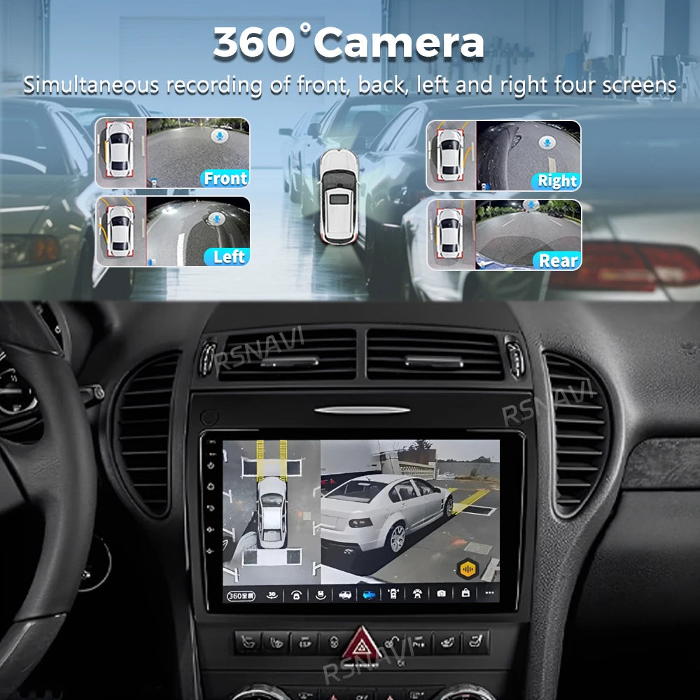 Android 16 Car Radio For Mercedes Benz SLK class R171 SLK200 SLK280 SLK300 2000-2011 GPS N