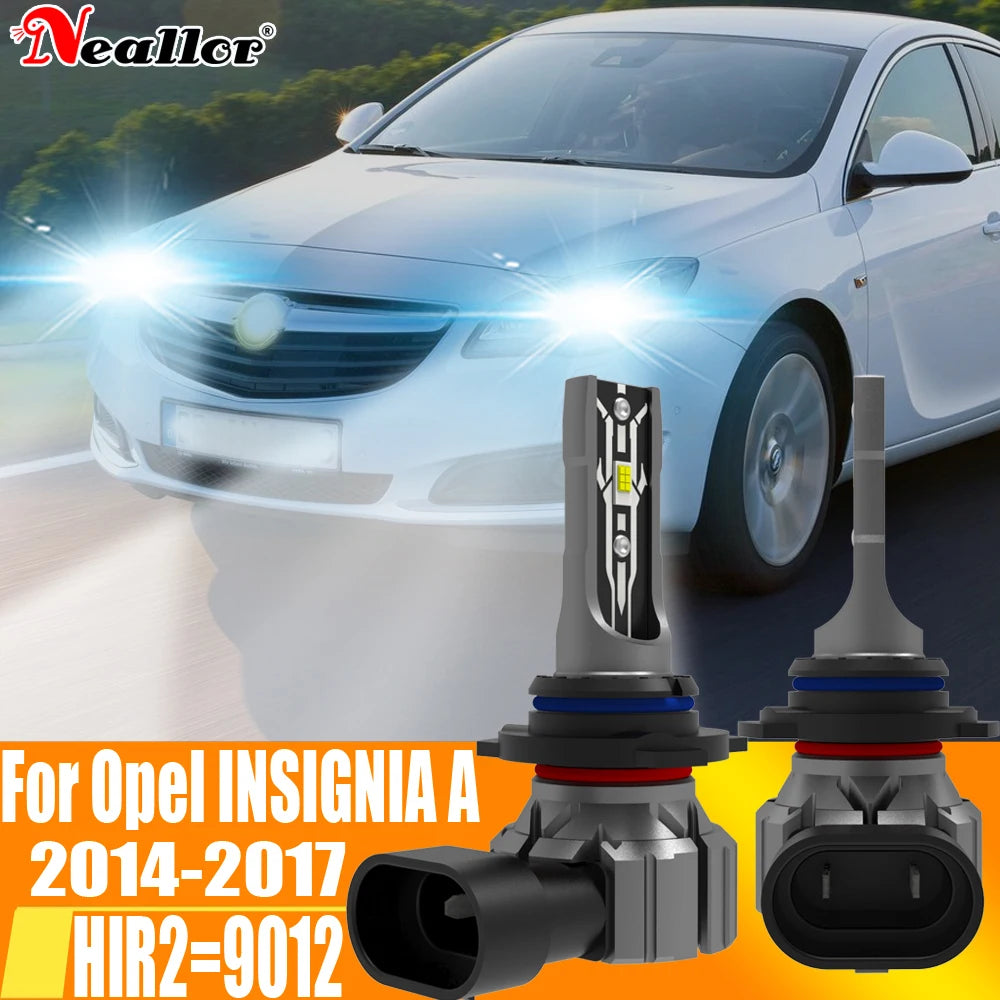 HIR2 Led Headlight Canbus 9012 Car Bulb High Power 6000K White Light Moto Diode Lamp 12v 5