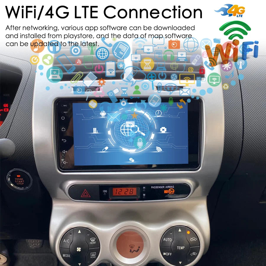 128GB ROM Android 14 Radio 2Din For Toyota Urban Cruisers 2009 Navigation GPS Touch Screen