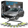 14-Piece LED Interior Light Kit for Peugeot MK1 MK2 2007-2016 - Canbus Error-Free Interior Bulbs