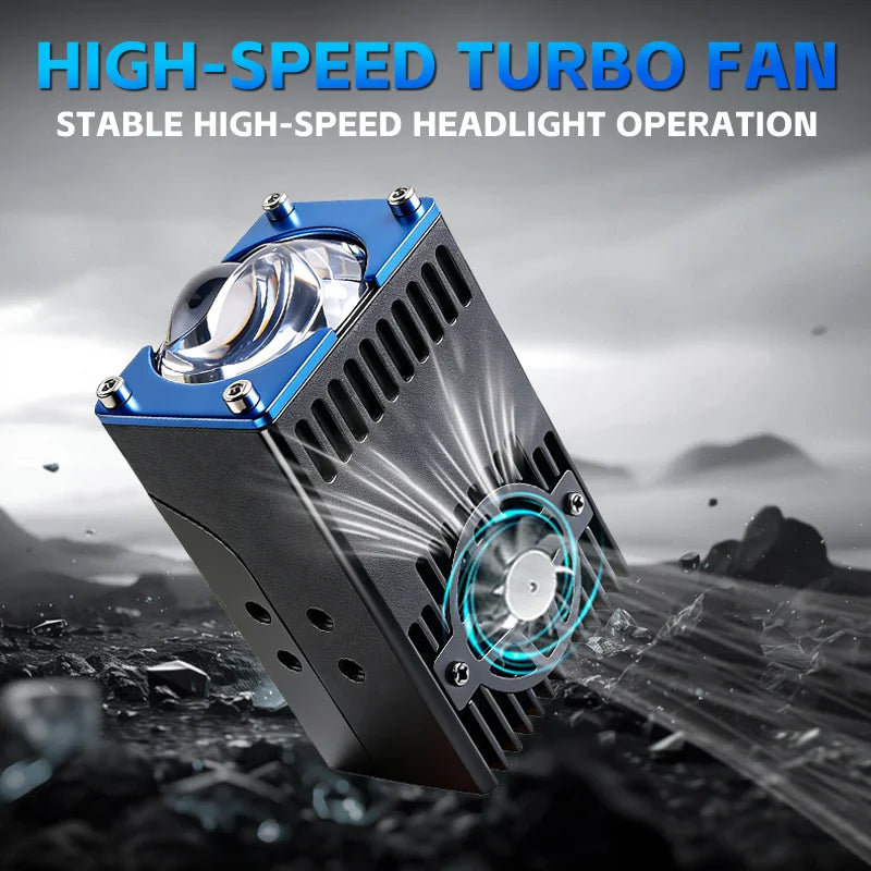 1/2PCS LED Car Lens Spotlight High Brightness Modification External Headlight Motorcycle O