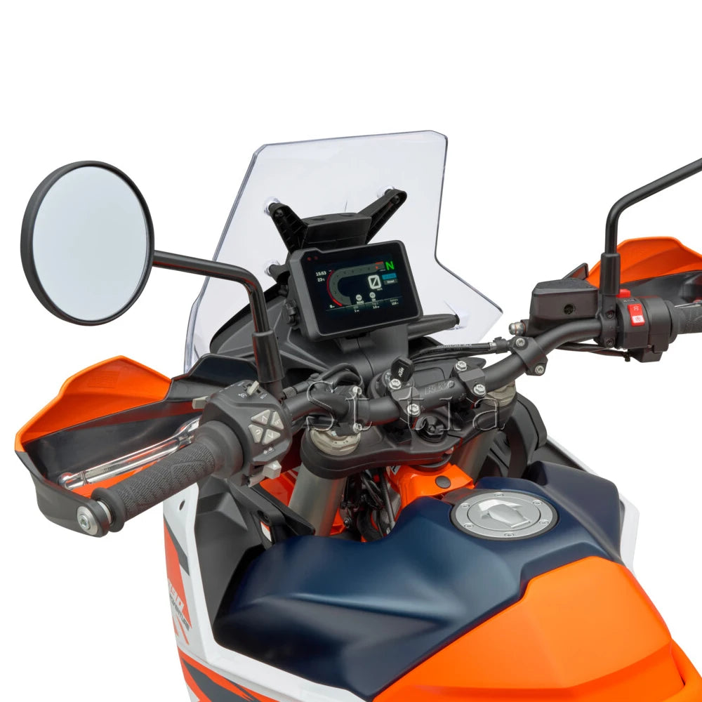 For 890 790 ADV Adventure R Rally 2023-2025 Motorcycle Acrylic Rally Windshield Wind Deflector S - Automotive LED Light