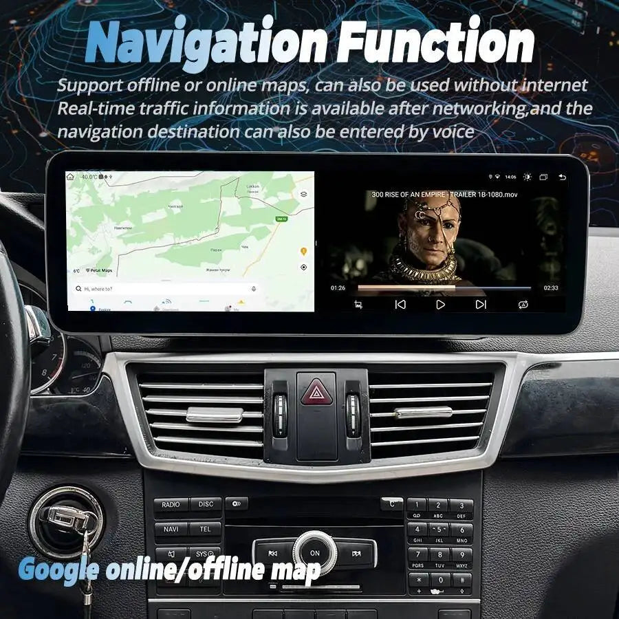 14.9inch GPS Navigation Radio For Mercedes Benz E Class W212 2010-2015 NTG 4.0 4.5 5.0 And | AUTOKITSHOP