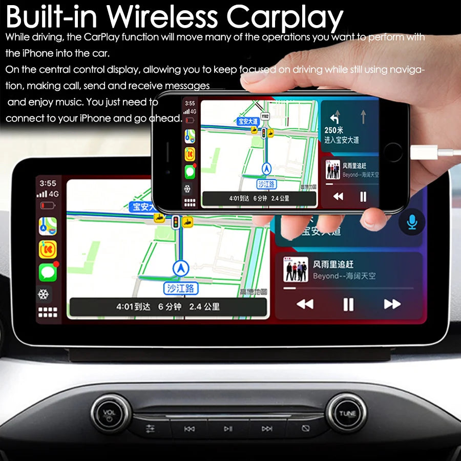 Video Player 12.3'' IPS Screen Car Music Stereo For Chevrolet Groove Premier 2023 Android
