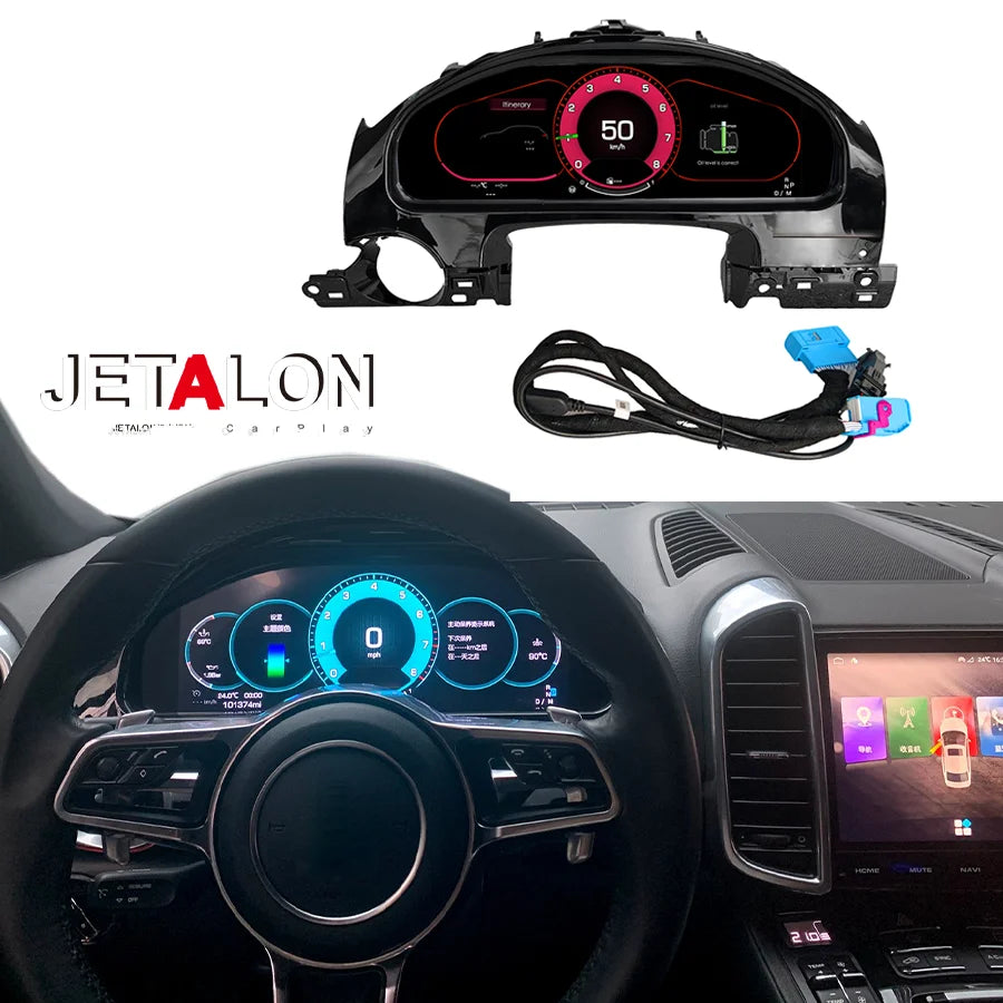 M New Upgrade LCD Car Digital Cluster For Porsche Cayenne 2010-2017 Instrument CockPit Spe | AUTOKITSHOP